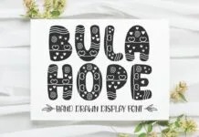Bula Hope Font Bula Hope Font Poster 1
