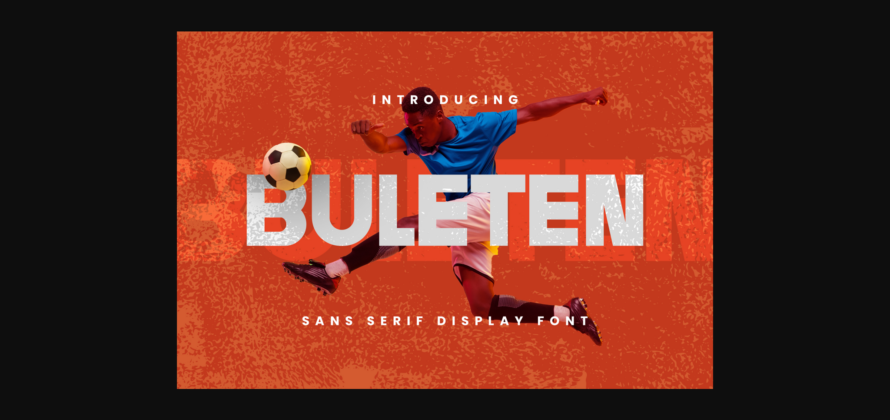 Buleten Font Poster 3