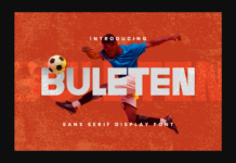 Buleten Font Poster 1