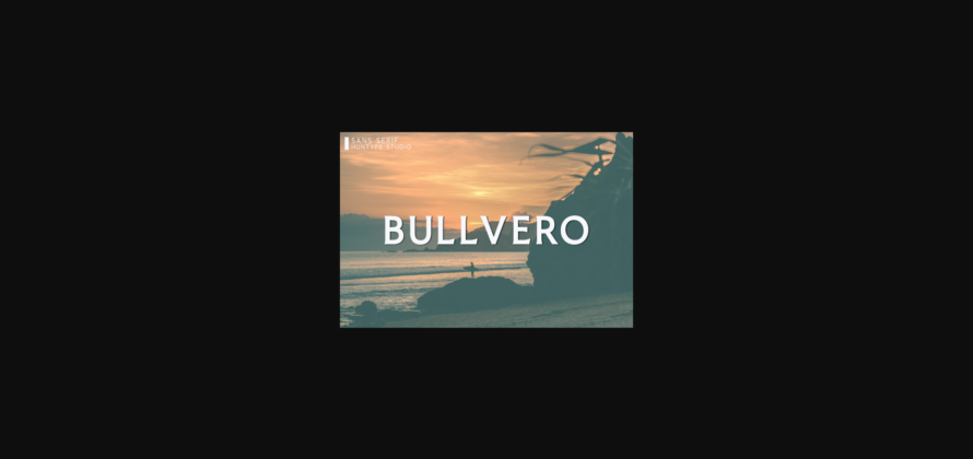 Bullvero Font Poster 3