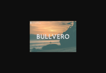 Bullvero Font Poster 1