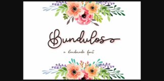 Bundulos Font Poster 1