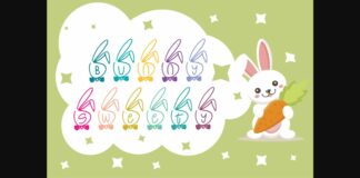 Bunny Sweety Font Poster 1