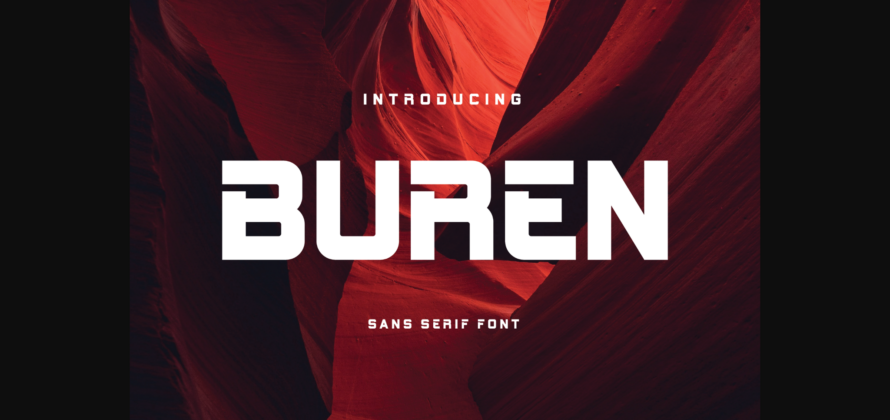 Buren Font Poster 3
