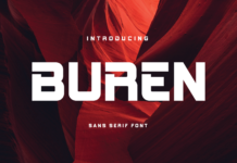 Buren Font Poster 1