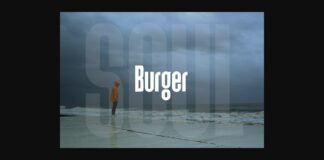 Burger Font Poster 1