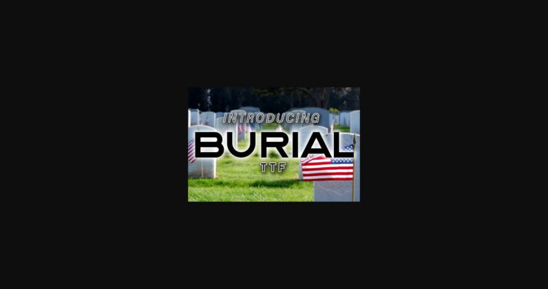 Burial Font Poster 1