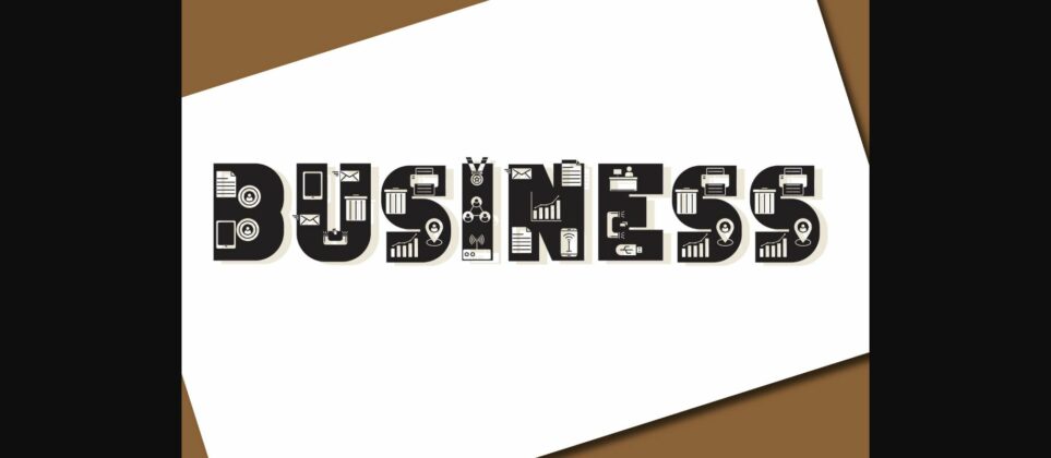 Business Font Poster 3