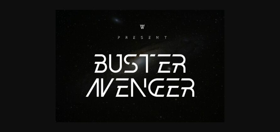 Buster Avenger Font Poster 3