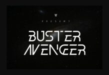 Buster Avenger Font Poster 1