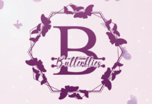 Butterflies Font Poster 1