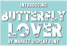 Butterfly Lover Font Poster 1