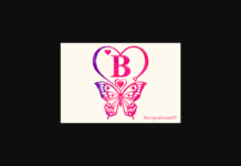 Butterfly Lover Monogram Font Poster 1