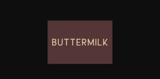 Buttermilk Font Poster 1