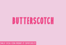 Butterscotch Font Poster 1