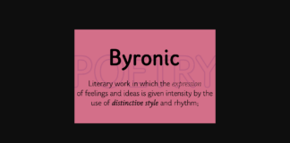 Byronic Font Poster 1