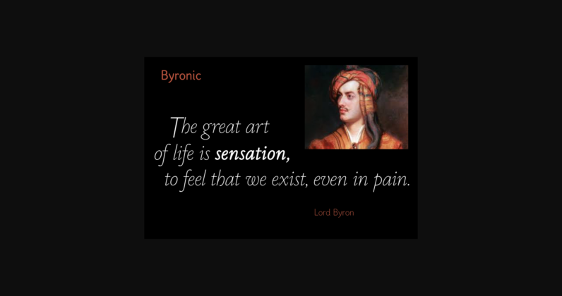 Byronic Font Poster 6