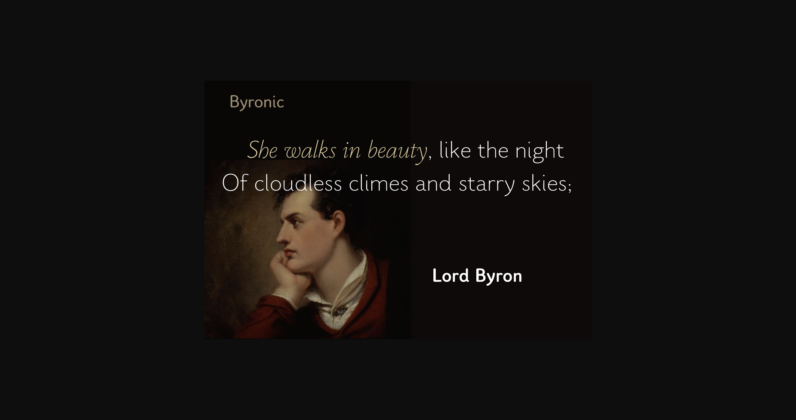 Byronic Font Poster 8
