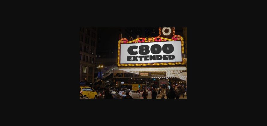C800 Extended Font Poster 3