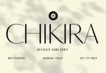 Chikira Font Chikira Font Poster 1