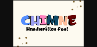 Chimne Font Poster 1