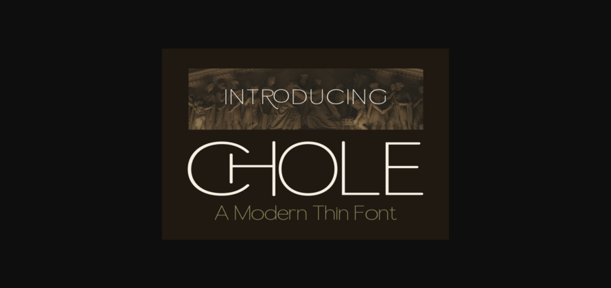 Chole Font Poster 3