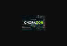 Chorazon Font Poster 1