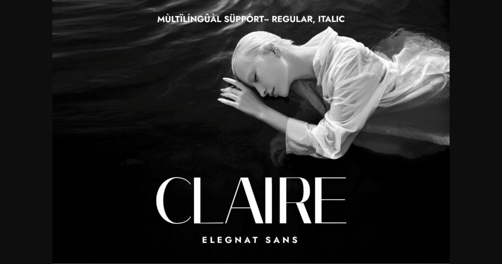 Claire Font Poster 1