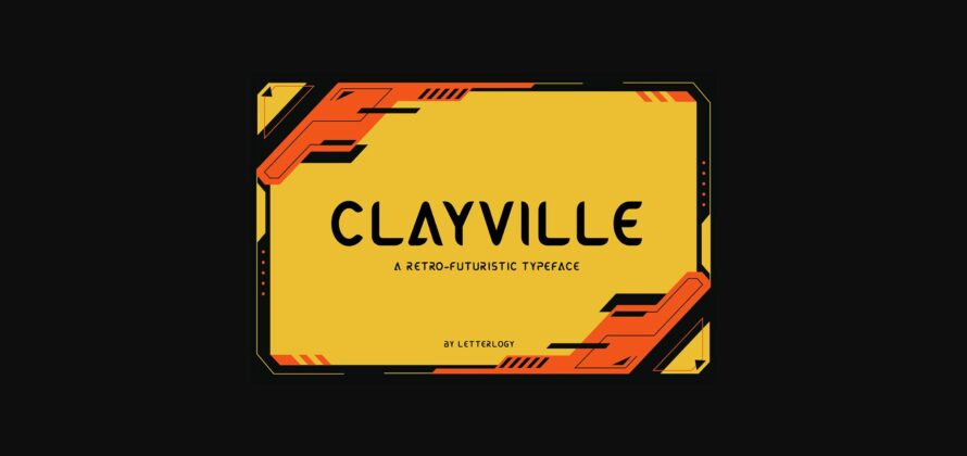 Clayville Font Poster 3