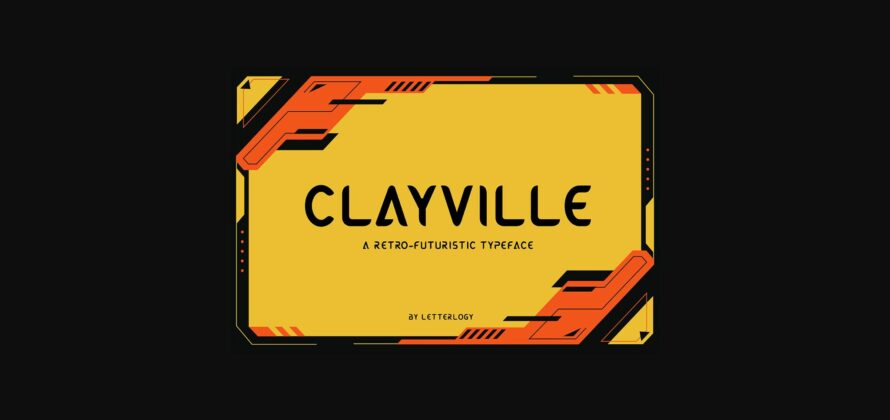 Clayville Font Poster 1