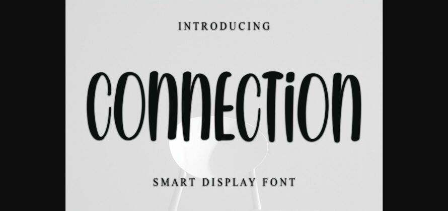 Connection Font Poster 3