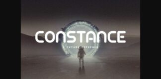 Constance Font Poster 1