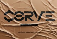 Corve Font Poster 1