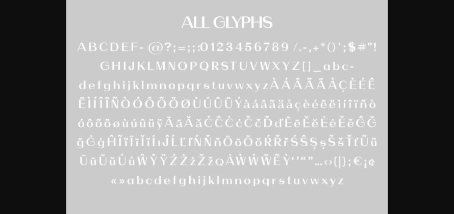 Cosmic Font Poster 7