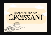 Croissant Font Poster 1