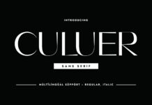 Culuer Font Poster 1