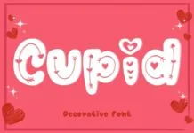 Cupid Font Cupid Font Poster 1