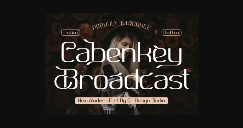 Cabenkey Broadcast Font Poster 3