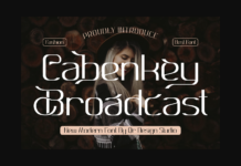 Cabenkey Broadcast Font Poster 1