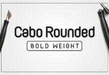 Cabo Rounded Bold Font Poster 1