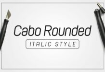 Cabo Rounded Italic Font Poster 1