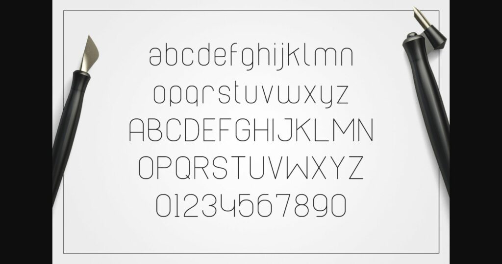 Cabo Rounded Light Font Poster 5