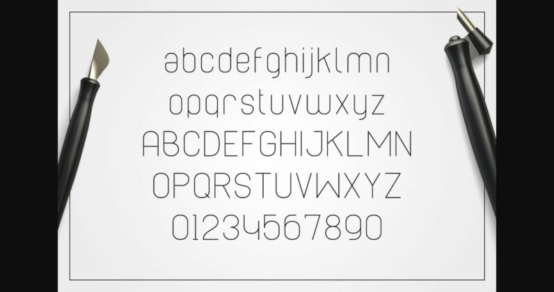 Cabo Rounded Light Font Poster 5