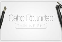 Cabo Rounded Thin Font Poster 1