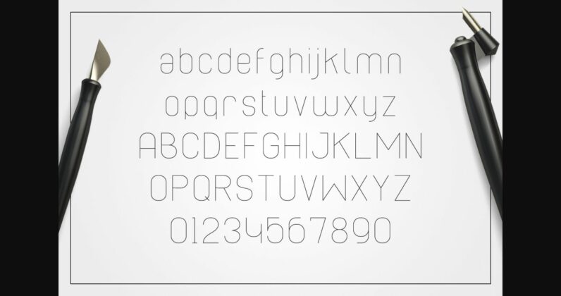 Cabo Rounded Thin Font Poster 5