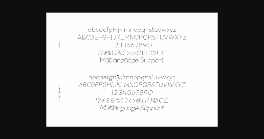 Cabriole Font Poster 5