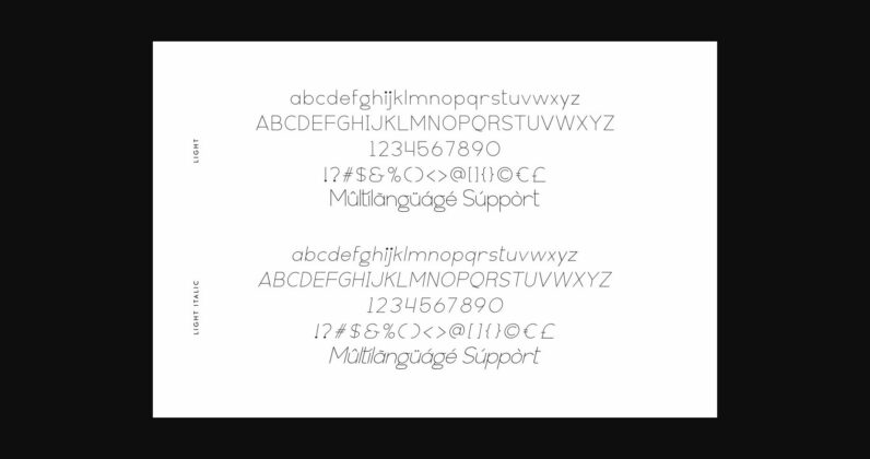 Cabriole Font Poster 5