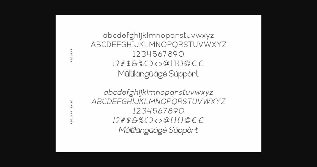 Cabriole Font Poster 7
