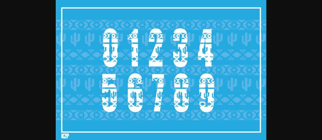 Cactus Font Poster 5