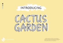 Cactus Garden Font Poster 1